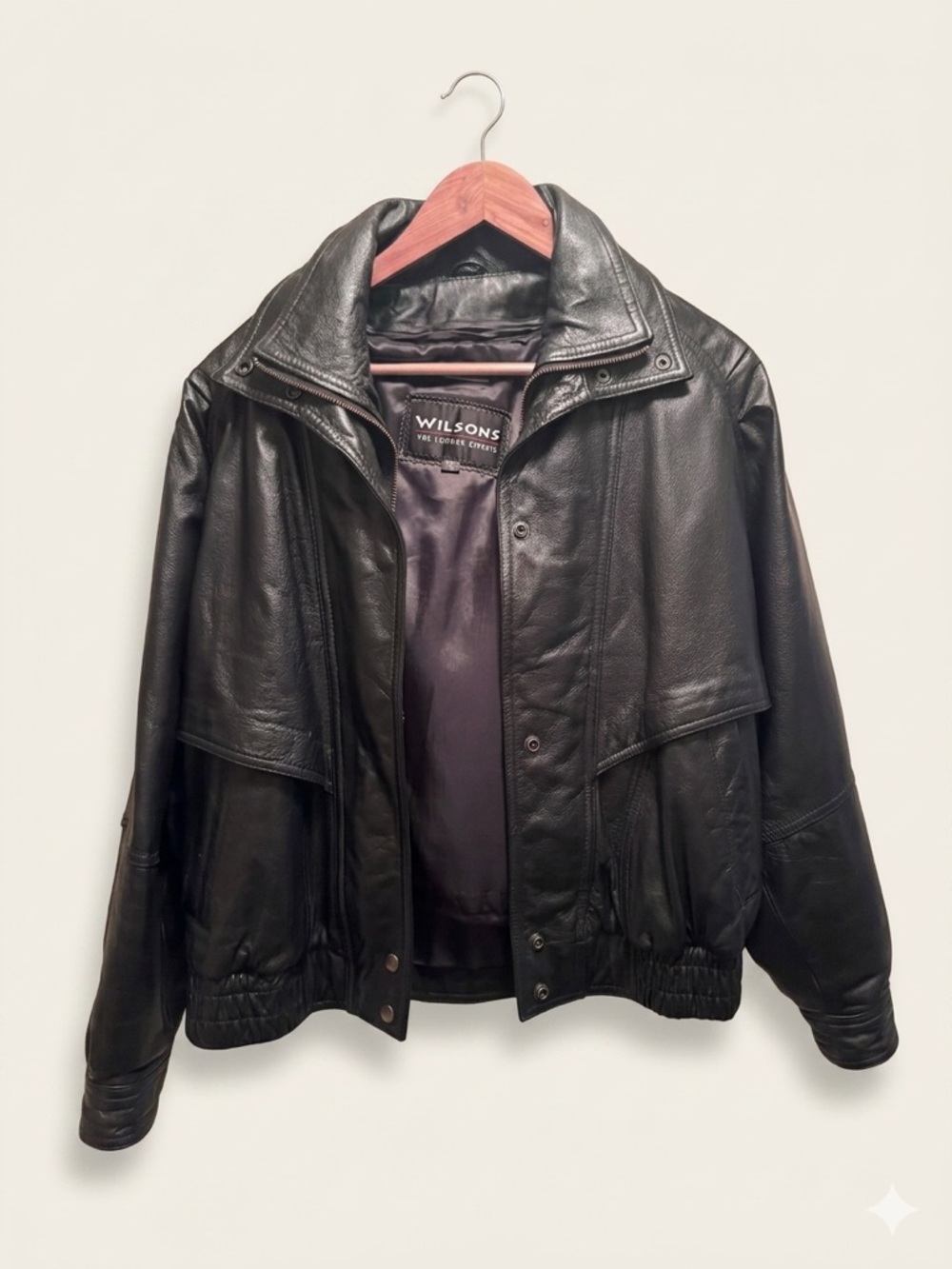 Wilsons Leather Black Leather Jacket
